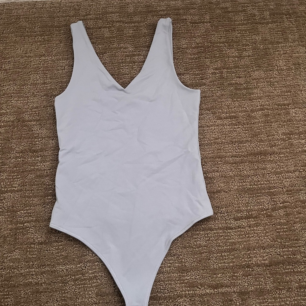slate blue bodysuit
